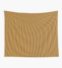 Gold Knitted Pattern ) Wall Tapestry