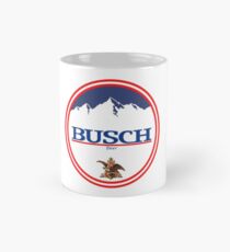 Buschlicht, Buschlicht, Busch, Bier, Getränk, Berg, Kneipe, Logo, Symbol. Tasse