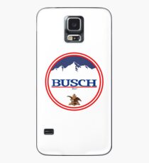 Buschlicht, Buschlicht, Busch, Bier, Getränk, Berg, Kneipe, Logo, Symbol. Hülle & Klebefolie für Samsung Galaxy