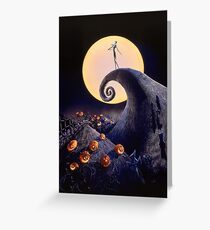 The Nightmare Before Christmas Greeting Card