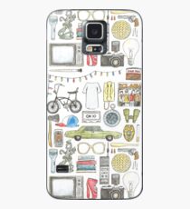 Funda/vinilo para Samsung Galaxy Cosas EXTRAÑAS Objeto ilustración gafas de barbilla citar huevos 011 boca abajo demogorgon once