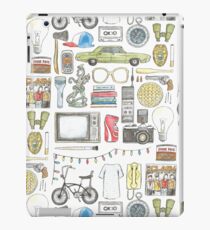 Vinilo o funda para iPad Cosas EXTRAÑAS Objeto ilustración gafas de barbilla citar huevos 011 boca abajo demogorgon once