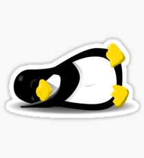 Sleeping Penguin Sticker
