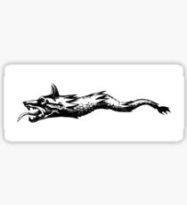 dacia wolf flag Sticker
