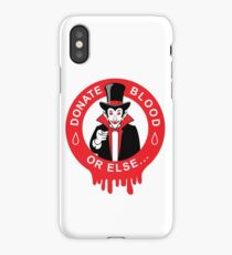 DONATE BLOOD iPhone Case/Skin