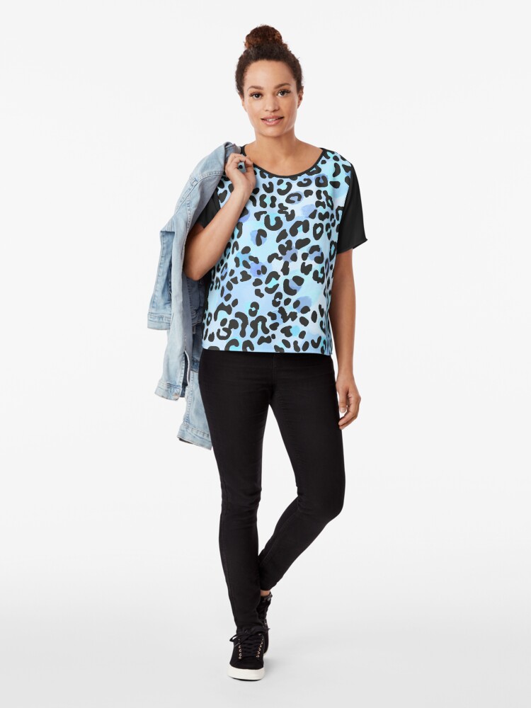 Alternate view of Cool Leopard Chiffon Top