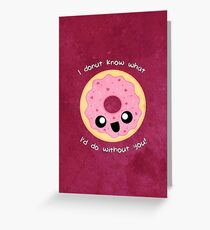 Valentine Donut Greeting Card