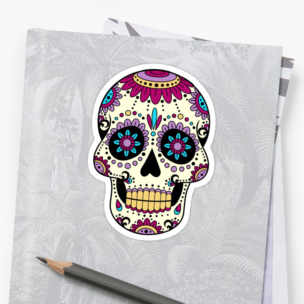 Mexican Skull Sombrero Art Tatooman Calavera El Dia De Los Muertos