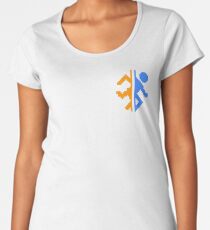 Portal 2 Pixel Pocket Women's Premium T-Shirt