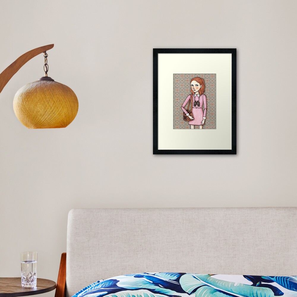 Suzy from Moonrise Kingdom Framed Art Print