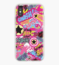 Comic Freak (Pink) iPhone Case