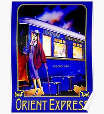 ORIENT EXPRESS: Weinlese-Zug-Passagier-Reise-Druck Poster