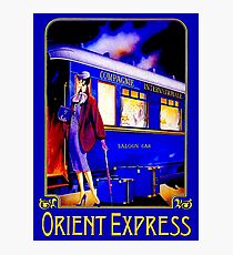 ORIENT EXPRESS: Vintage Train Passenger Travel Print Photographic Print