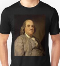 Benjamin Franklin 1785 by Joseph-Siffrein Duplessis (2) Unisex T-Shirt