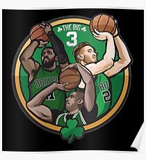 Celtics Kyrie Irving Al Horford Gordon Hayward Poster