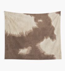 Brown Cowhide Wall Tapestry