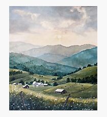Mountain Valley Farm Photographic Print