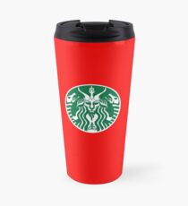Rote Tasse Baphomet Thermobecher