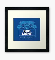 Bud Light Framed Print