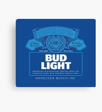 Bud Light Canvas Print