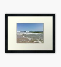 Long Island Waves Framed Print