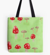 Toadstool & Mushrooms Tote Bag