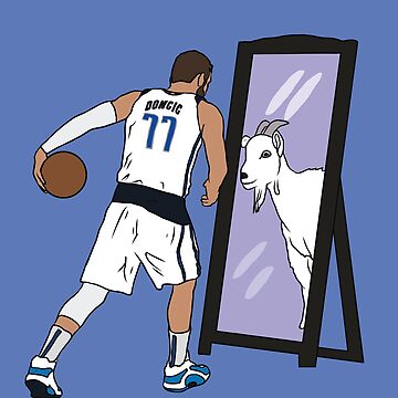 Luka Doncic Mirror GOAT Active T-Shirt for Sale by RatTrapTees