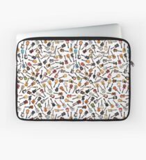 95 Pixel Gitarren verwirrt nahtloses Muster Laptoptasche