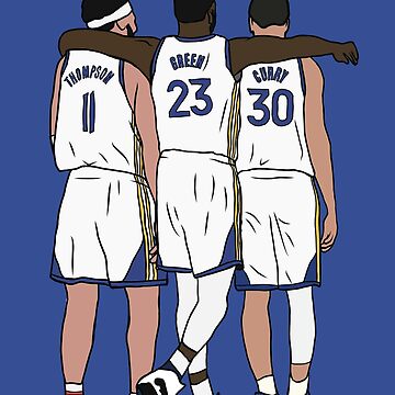 Artwork thumbnail, Klay, Draymond & Steph by RatTrapTees