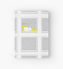 Doodle Kitty im Fenster Notizbuch