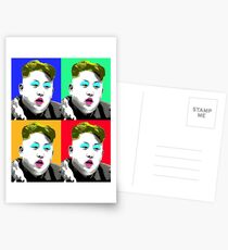 Marilyn Jong Un x 4 Postcards