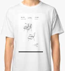 Eero Saarinen - Womb Chair - Patent Artwork Classic T-Shirt