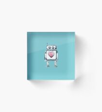 Lovely Little Robot Acrylic Block