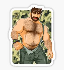 ADAM LIKES DUNGAREES - CAMOUFLAGE Sticker
