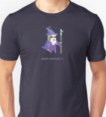 8-bit Open Source Sorcerer - Programming Unisex T-Shirt