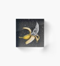 Moon Banana! Acrylic Block