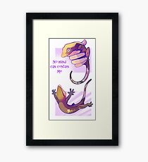 No hand can contain me Framed Print