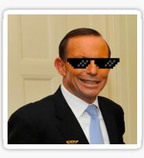 Tony Abbott Thug Life Sticker