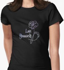BTS - Love Yourself Black Version Women's Fitted T-Shirt
