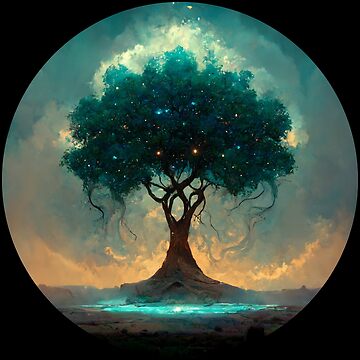 Wise Mystical Tree AI generator Poster for Sale by GraymanShop