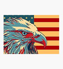 American Patriotic Eagle Bald Photographic Print