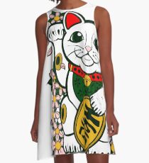 Lucky Cat A-Line Dress