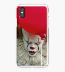 Clown and balloon iPhone Case/Skin