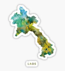 Laos Sticker