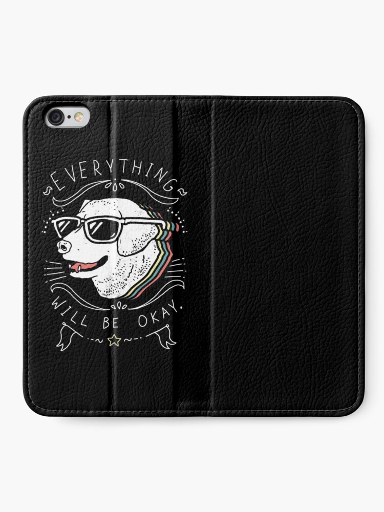 Alternate view of Dog Shirt iPhone Wallet