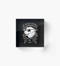 Dog Shirt Acrylic Block