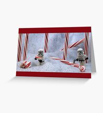 Candy Cane Forest Greeting Card