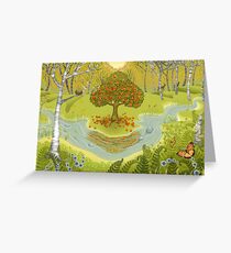 Magic forest Greeting Card