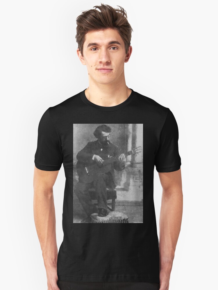 Alternate view of Francisco Tárrega - Brilliant Guitarist and Composer Slim Fit T-Shirt