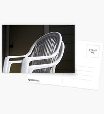 THE original White Plastic Chairs Postcards